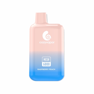Cozyvapor Raspberry Peach Mesh одноразовая вейп капсула 6000 пушек